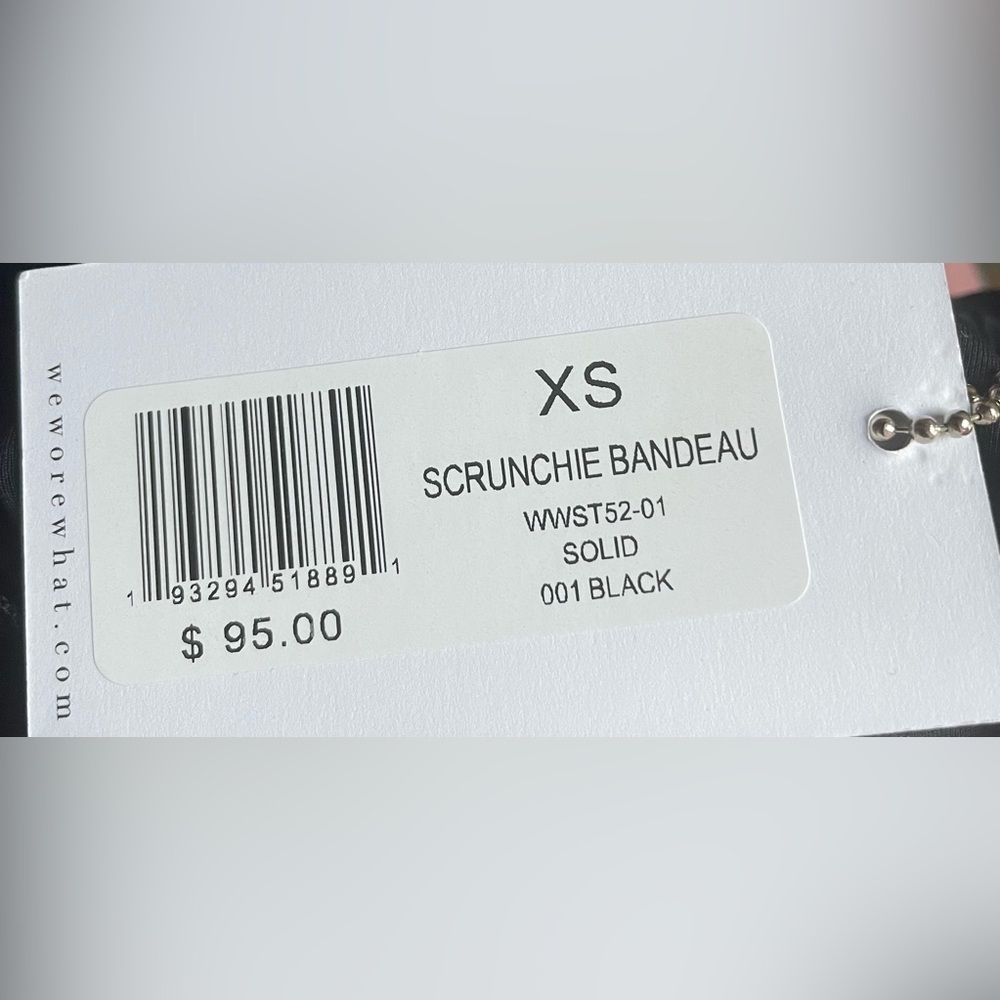 WEWOREWHAT Scrunchie Bandeau Bikini Top - Picture 4 of 6